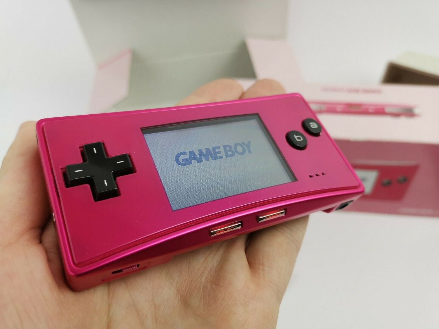 Nintendo Gameboy Micro Console PINK | Game Boy Micro Pink | Original packaging | PAL