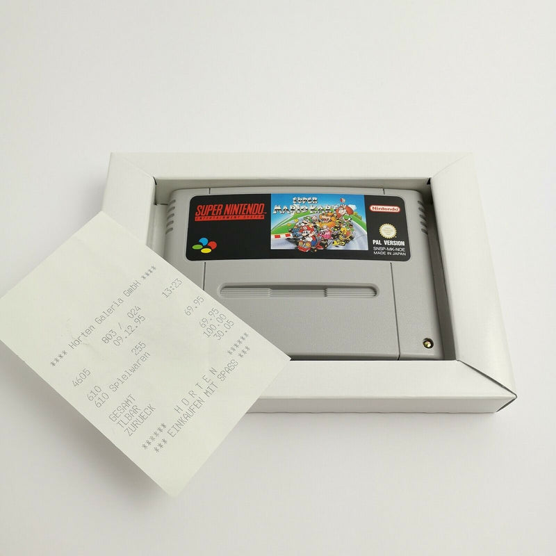 Super Nintendo game "Super Mario Kart" SNES | OVP Super Classic Series | PAL