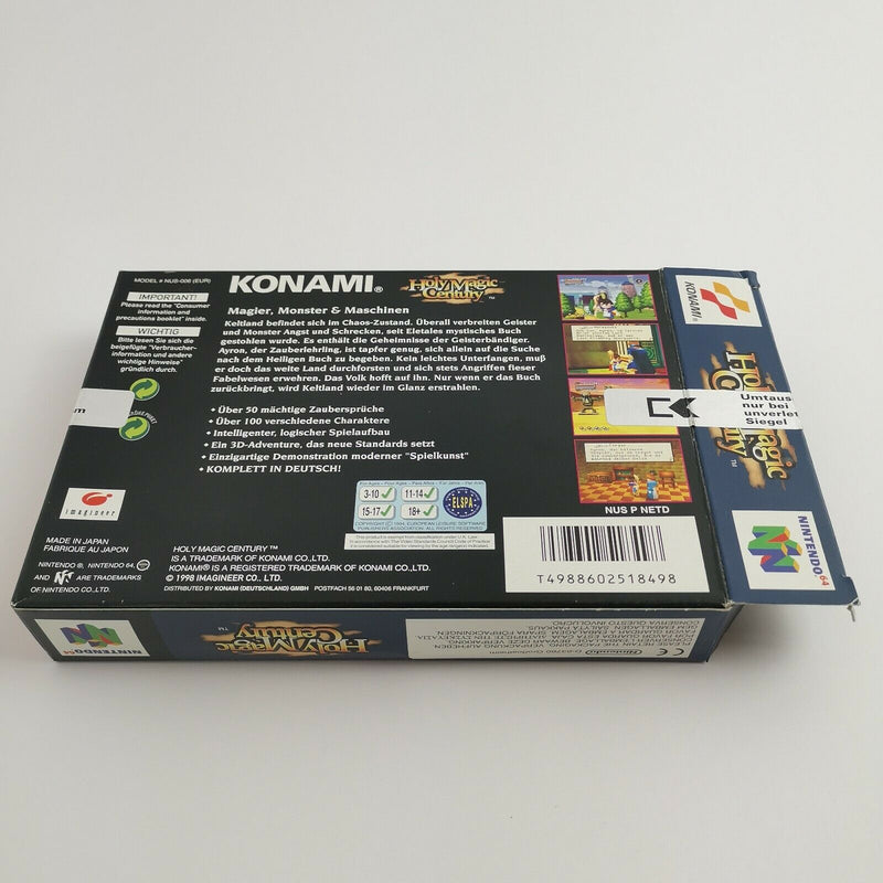 Nintendo 64 game "Holy Magic Century" N 64 N64 | Original packaging | PAL EUR
