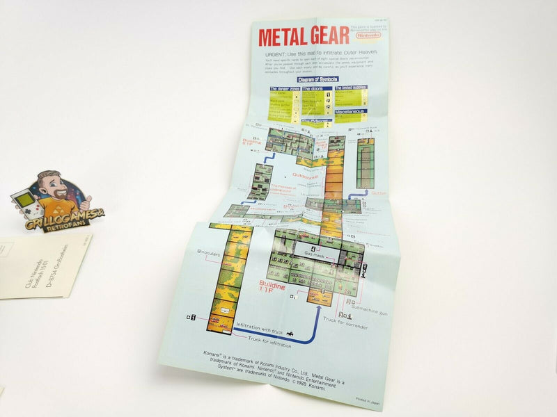 Nintendo Entertainment System Spiel " Metal Gear " NES | OVP | PAL-B EEC