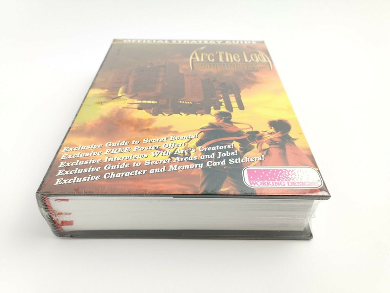 Sony Playstation 1 Official Strategy Guide " Arc The Lad " Ps1 | Ntsc | New |Neu