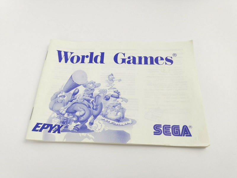 Sega Master System game "World Games" MasterSystem | Original packaging | PAL EPYX