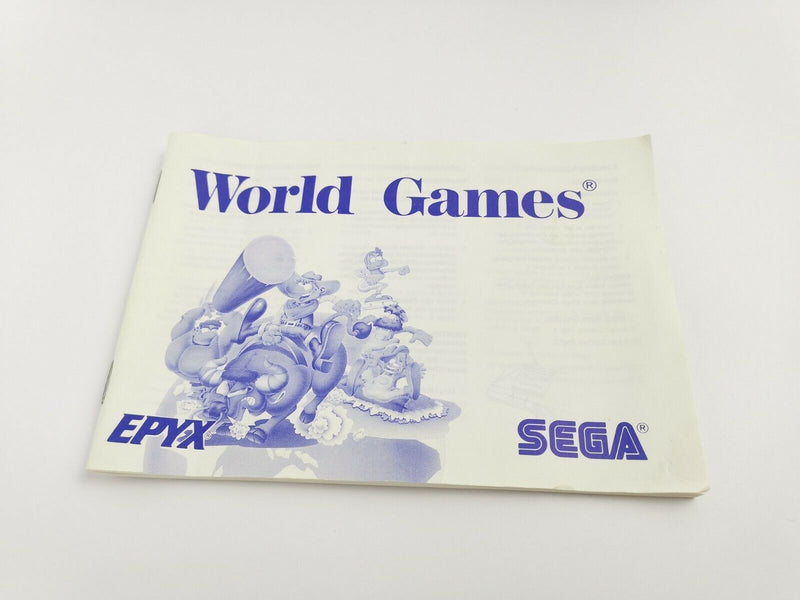 Sega Master System Spiel " World Games " MasterSystem | OVP | PAL EPYX