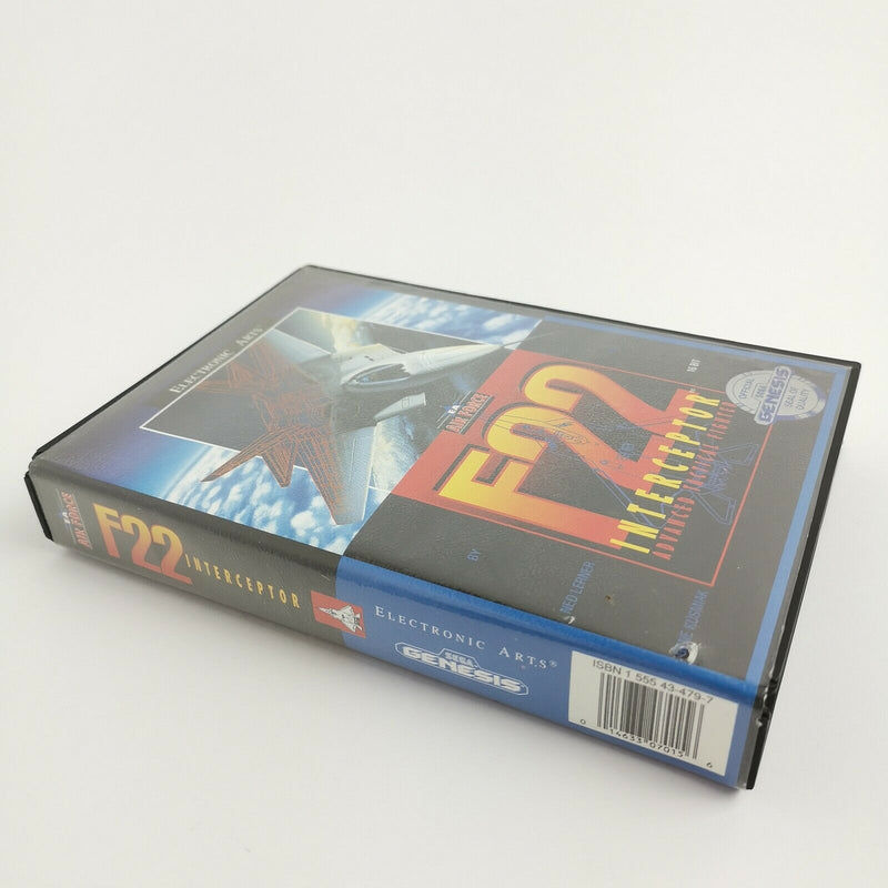 Sega Genesis Game "EA Air Force F22 Interceptor" MD Mega Drive USA | Original packaging