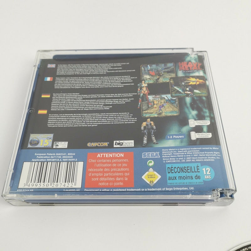 Sega Dreamcast Spiel " Heavy Metal " DC | OVP | PAL | CAPCOM Geomatrix