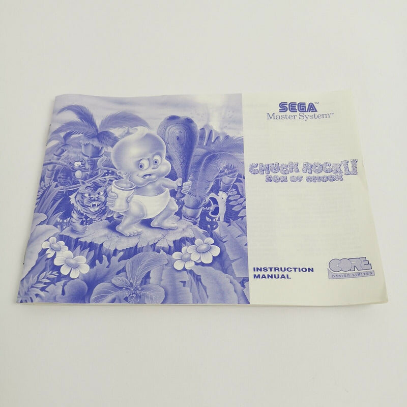 Sega Master System Spiel " Chuck Rock II 2 Son of Chuck " Mastersystem | OVP PAL