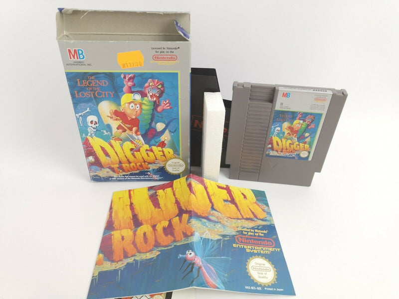 Nintendo Entertainment System " Digger T. Rock " | Nes | Ovp | * mit Poster