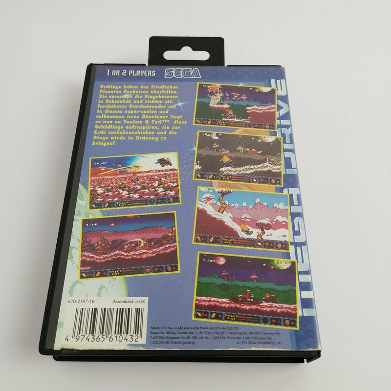 Sega Mega Drive Game "ToeJam &amp; Earl in Panic on Funkotron" MD | Original packaging | PAL