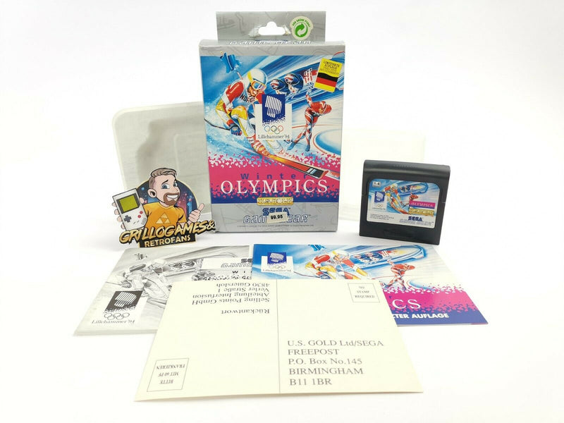 Sega Game Gear game "Winter Olympics" GameGear | Original packaging | Pal