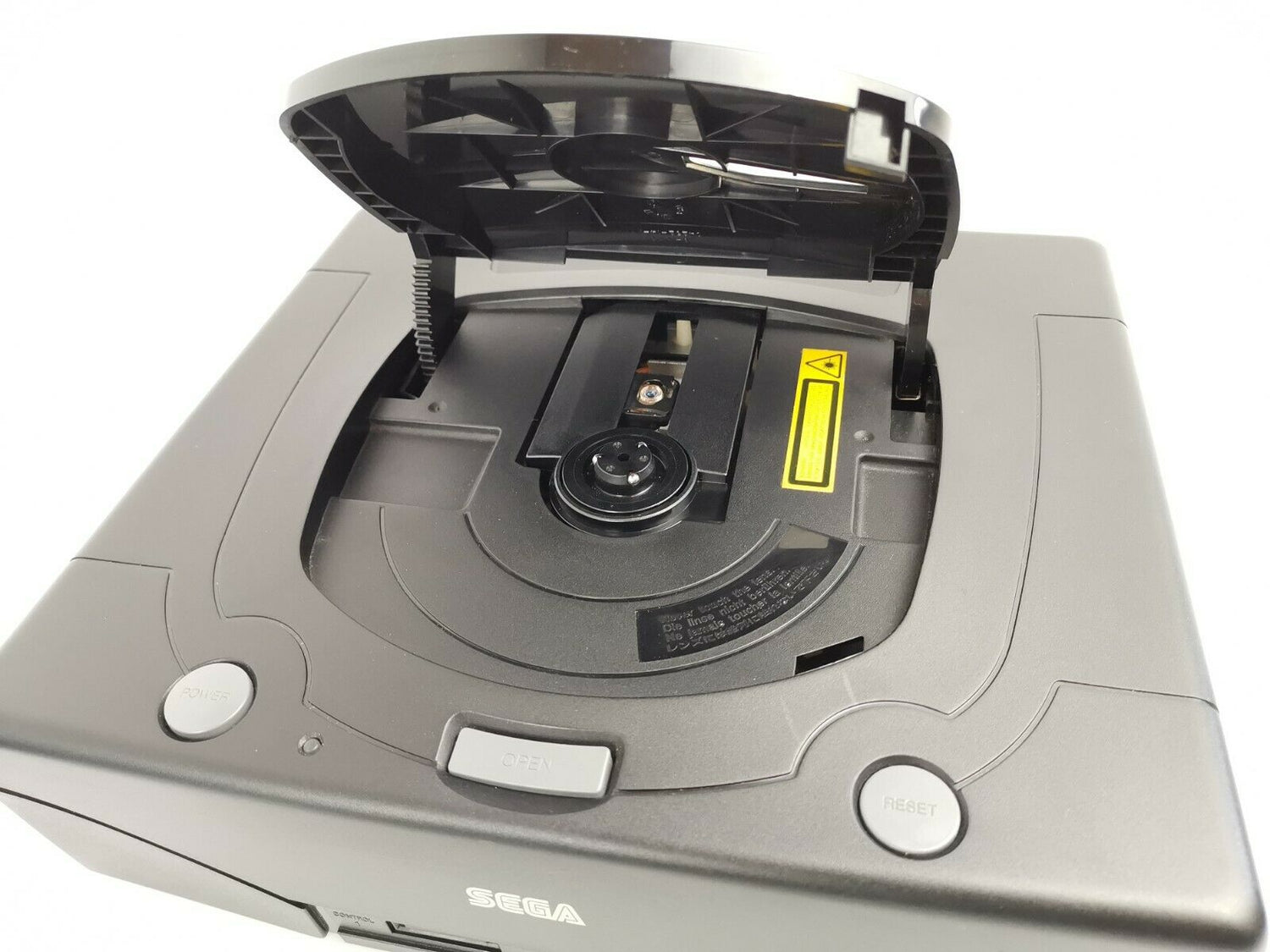 Sega Saturn console bundle with control pad, connection cables and Segaflash Vol 2