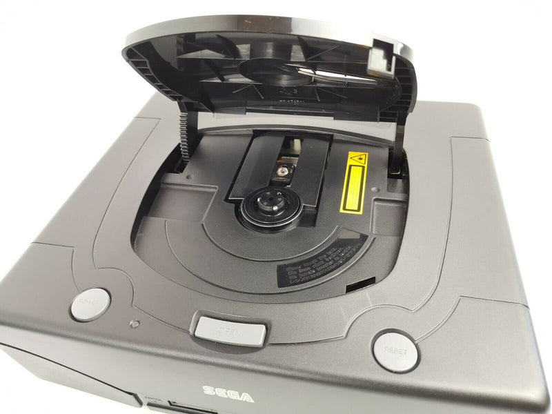 Sega Saturn console bundle with control pad, connection cables and Segaflash Vol 2
