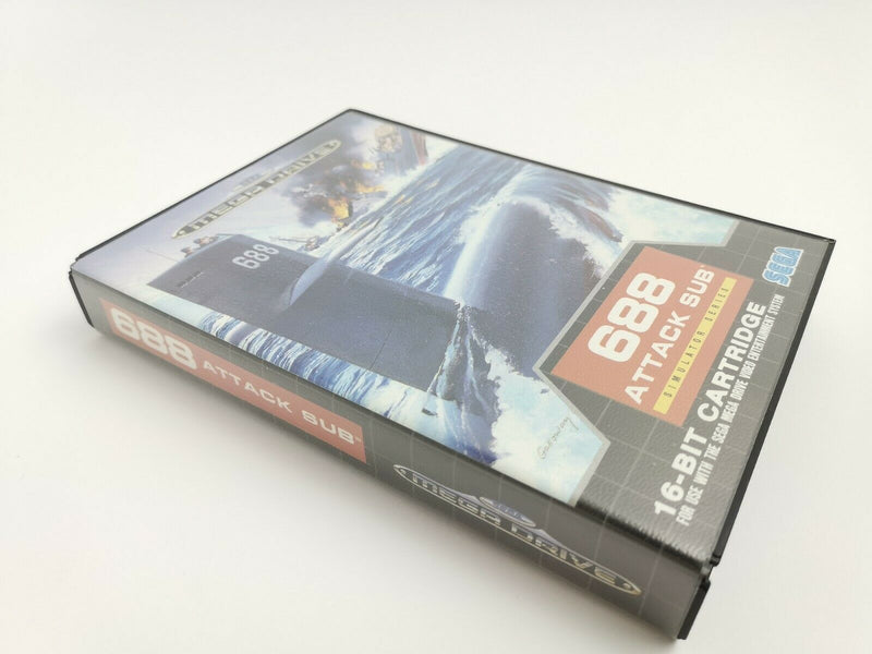 Sega Mega Drive Game "688 Attack Sub" MD MegaDrive | Original packaging | PAL