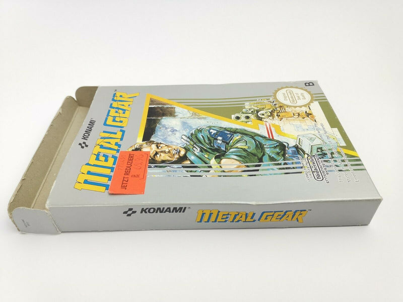 Nintendo Entertainment System game "Metal Gear" NES | Original packaging | PAL-B EEC