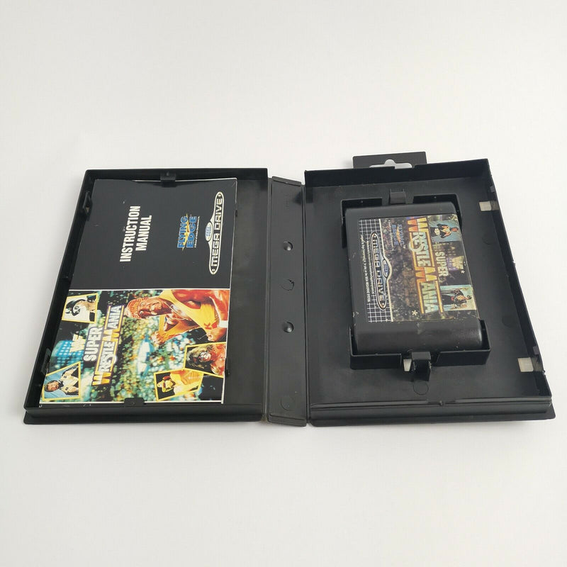 Sega Mega Drive game "WWF Superwrestlemania" Super Wrestle Mania | Original packaging | PAL