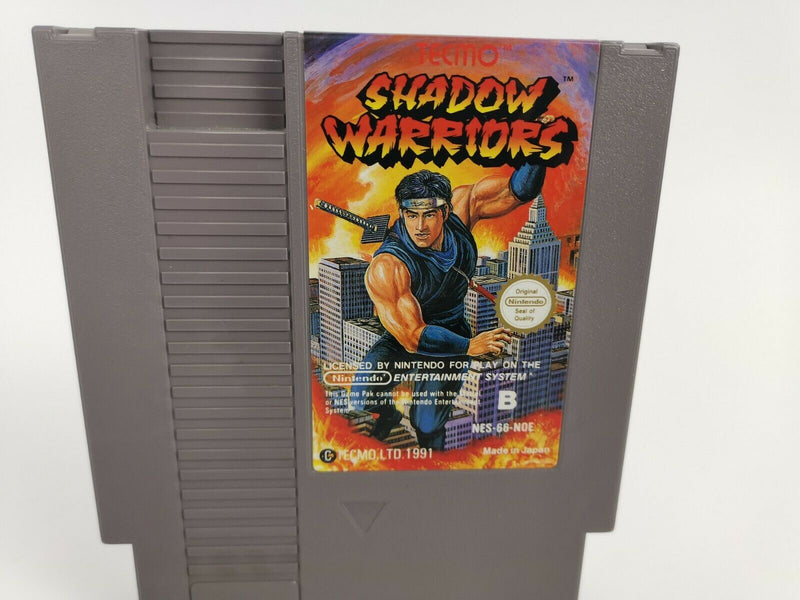 Nintendo Entertainment System Spiel " Shadow Warriors "  | NES | Pal B | Modul