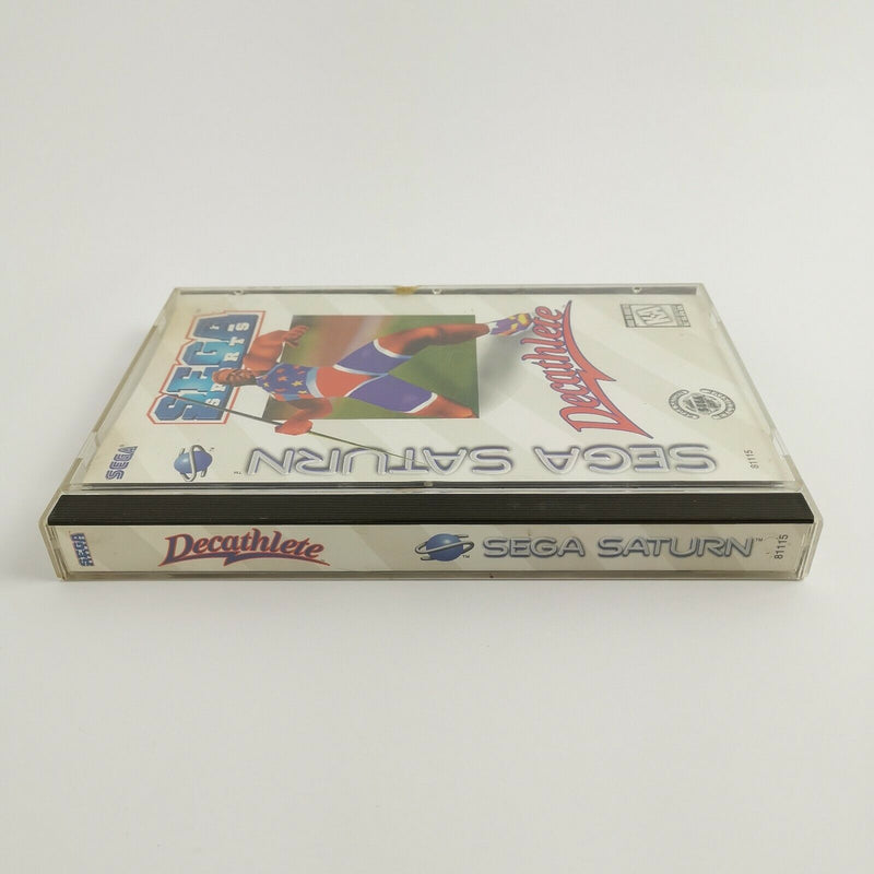 Sega Saturn game " Decathlete Sega Sports " SegaSaturn | Original packaging | NTSC-U/C USA