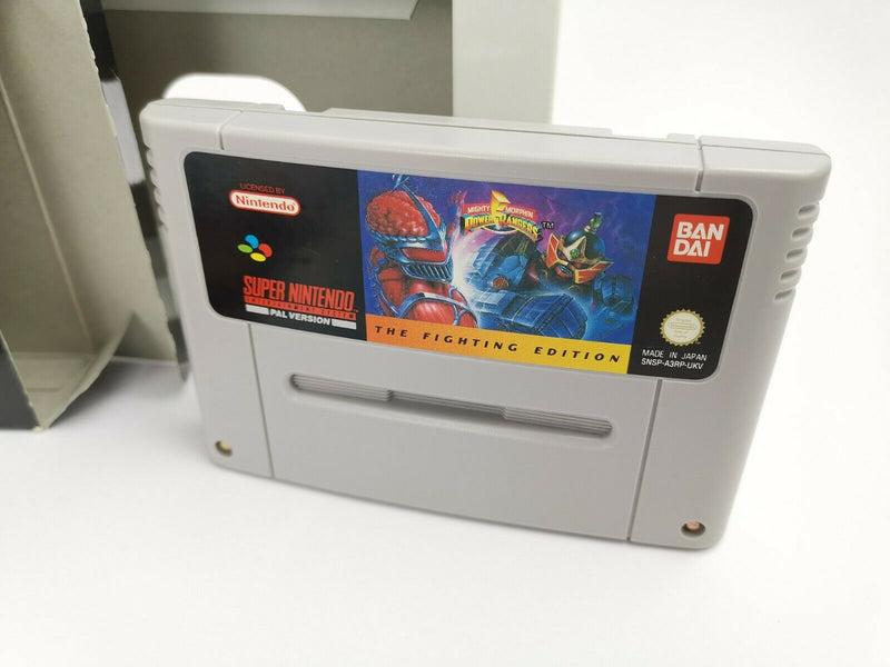 Super Nintendo game "Power Rangers The Fighting Edition" | Snes | Original packaging | Pal