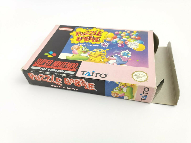 Super Nintendo Spiel " Puzzle Bobble Bust-A-Move " | Snes | Ovp | Pal | CIB
