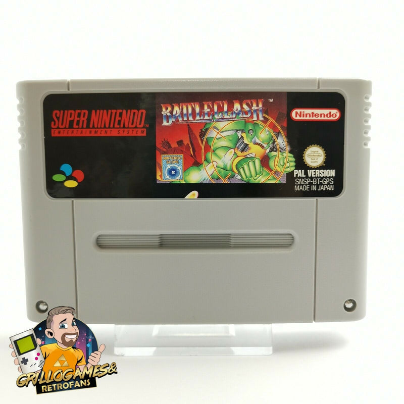 Super Nintendo Spiel " Battleclash " SNES | Modul Cartridge | PAL UKV