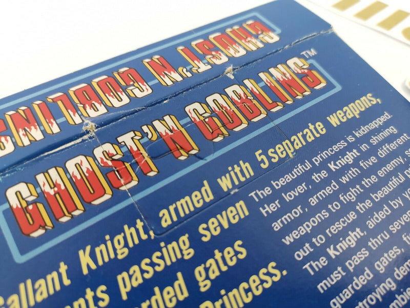 Nintendo Entertainment System game "Ghost'n Goblins" | Original packaging | Nope