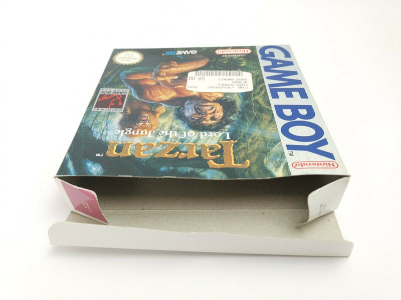 Nintendo Gameboy Classic Game "Tarzan Lord of the Jungle" Original Box | Game Boy Pal