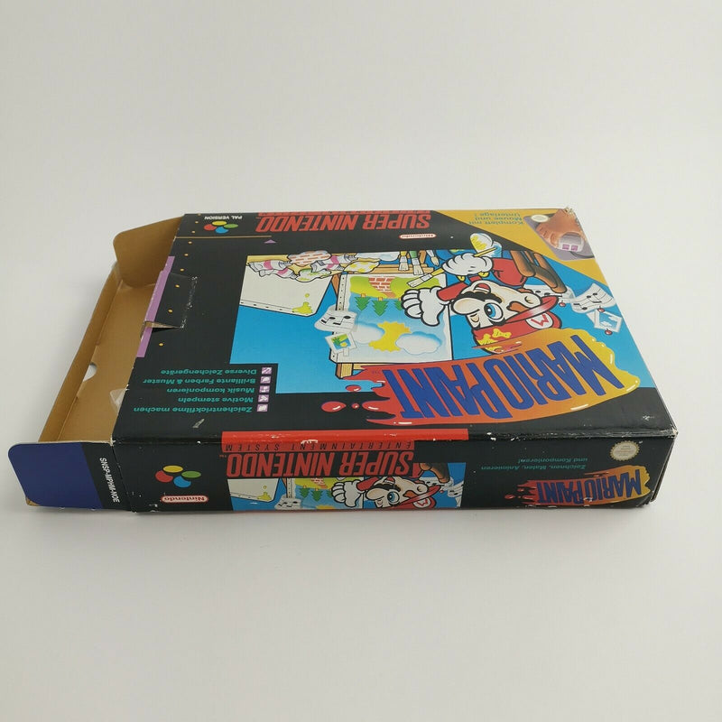 Super Nintendo Spiel " Mario Paint " SNES | OVP Big Box | PAL NOE