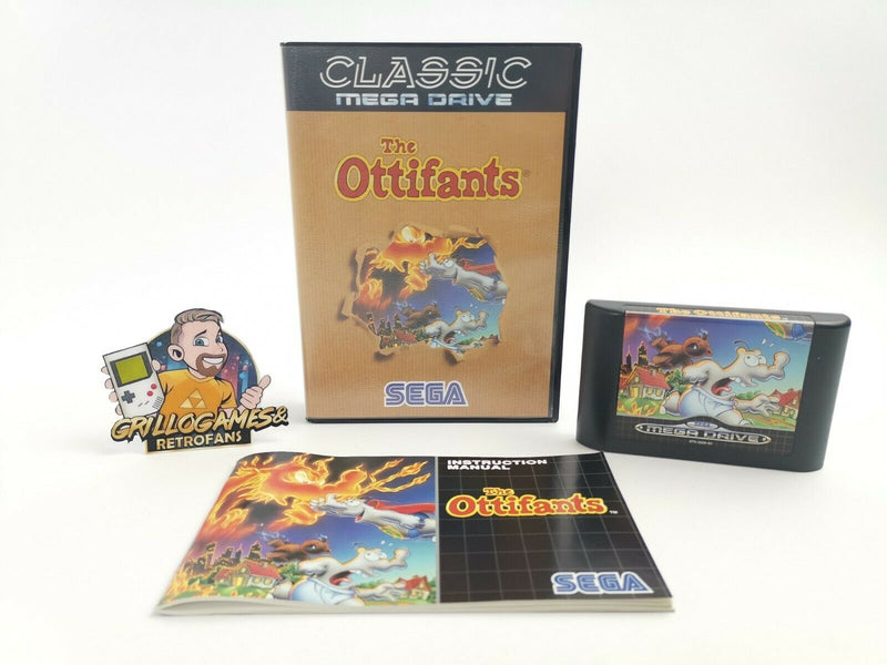 Sega Mega Drive Spiel " The Ottifants " | Pal | Ovp | MD