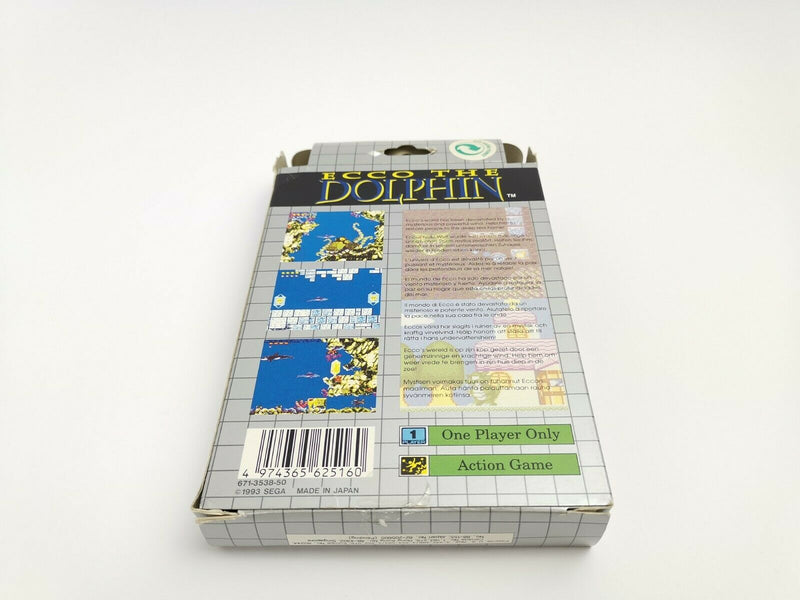 Sega Game Gear Spiel " Ecco The Dolphin " Pal | Ovp | GameGear