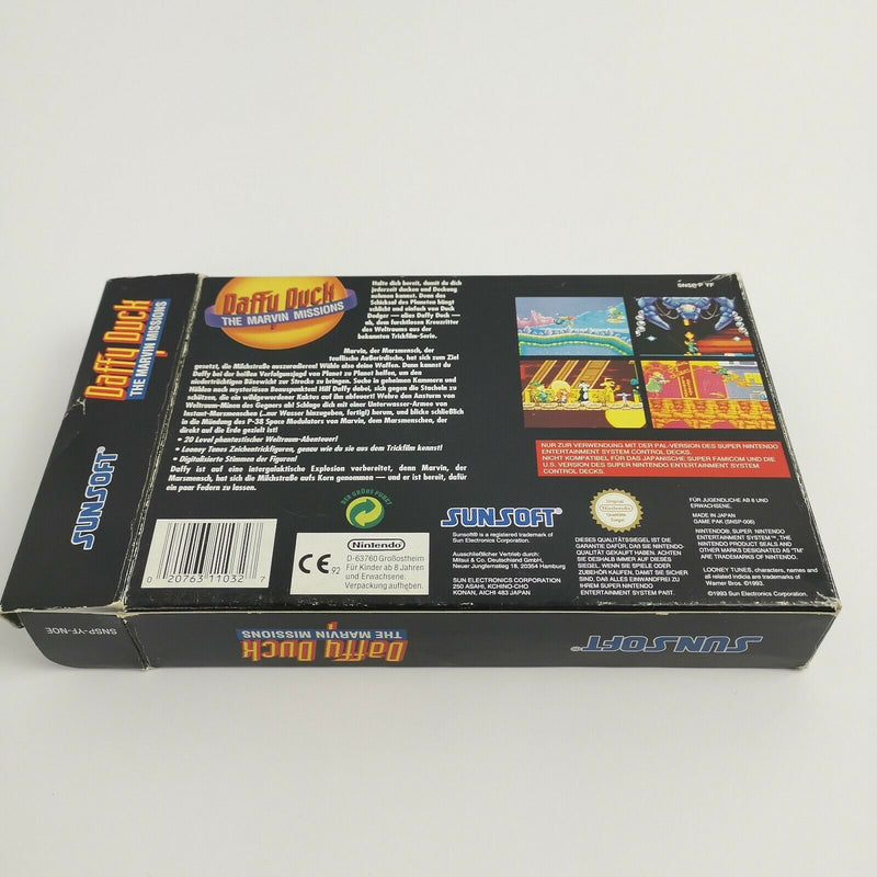 Super Nintendo Spiel " Daffy Duck The Marvin Missions " SNES | OVP | PAL NOE