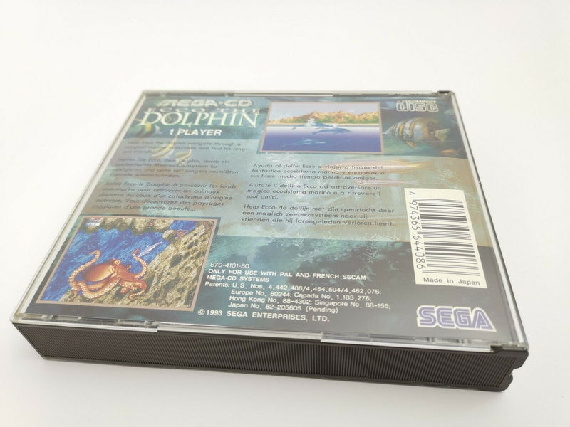 Sega Mega CD Spiel " Ecco The Dolphin "  MegaCD | MC | Ovp | Pal