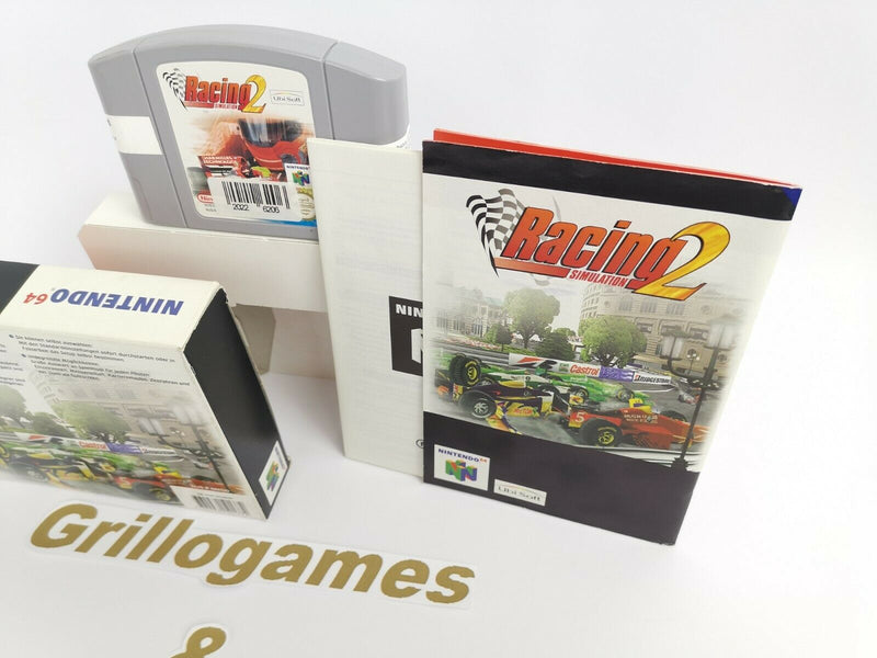 Nintendo 64 Spiel " Racing Simulation 2 " | N64 | Ovp | Pal