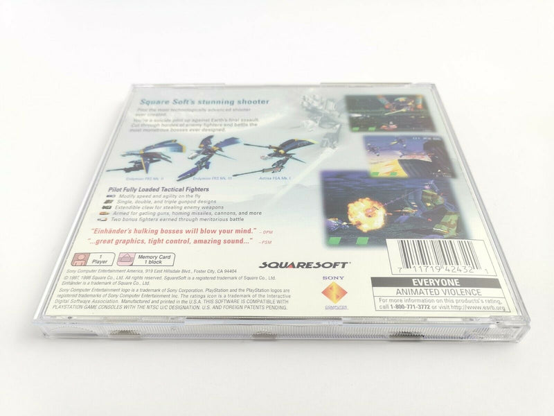 Sony Playstation 1 Spiel " Einhänder " Ps1 | Ntsc | Ovp | Psx | Squaresoft