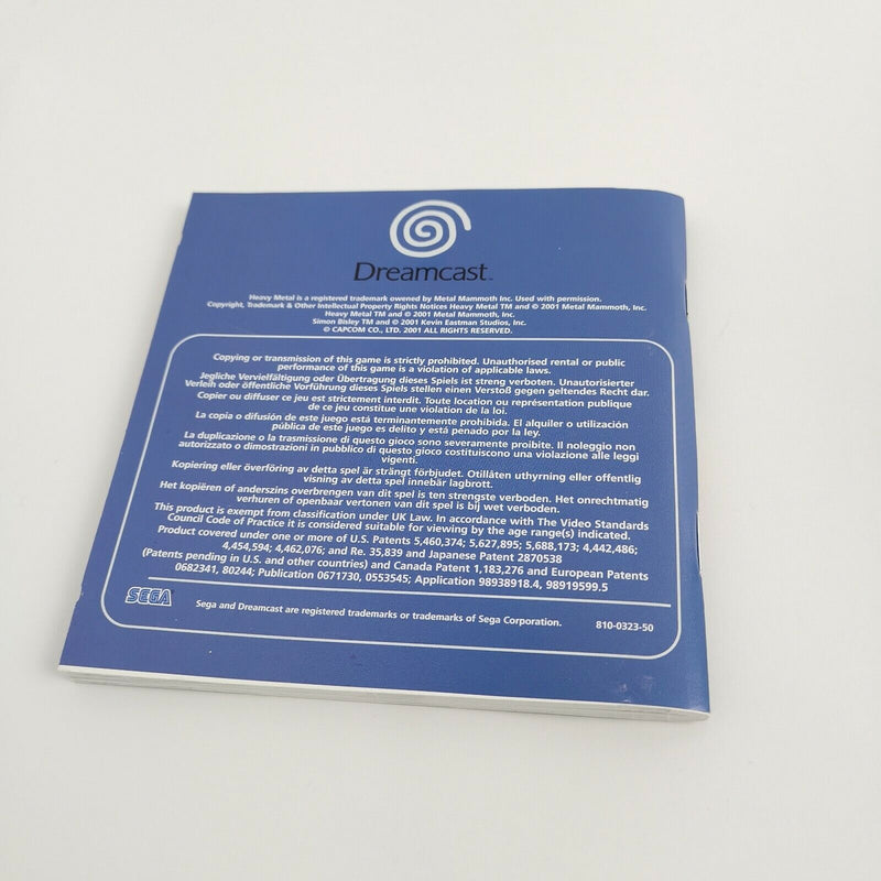 Sega Dreamcast Spiel " Heavy Metal " DC | OVP | PAL | CAPCOM Geomatrix