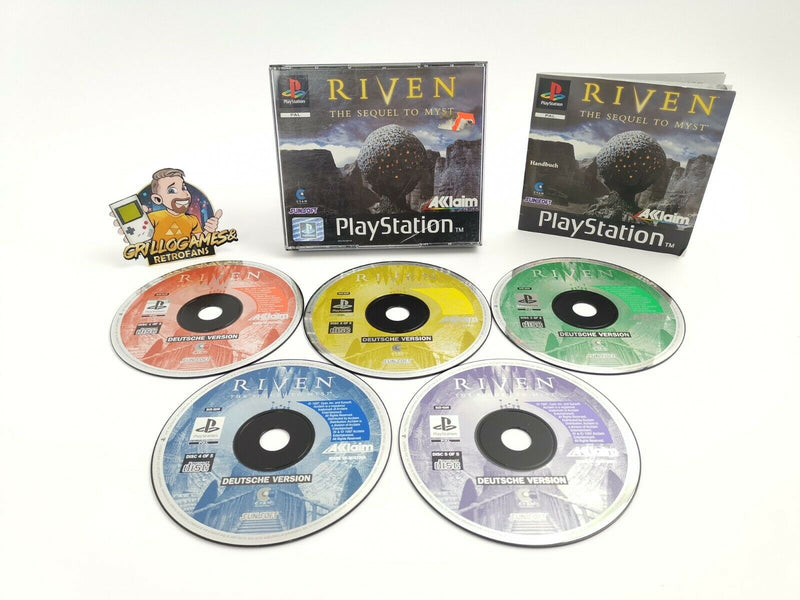 Sony Playstation 1 Spiel " Riven The Sequel to Myst " Pal | Ovp |  Ps1 | Psx
