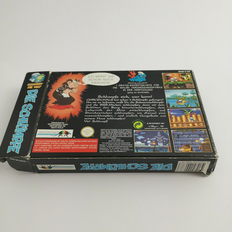 Super Nintendo Spiel " Die Schlümpfe " SNES | OVP | PAL Version NOE
