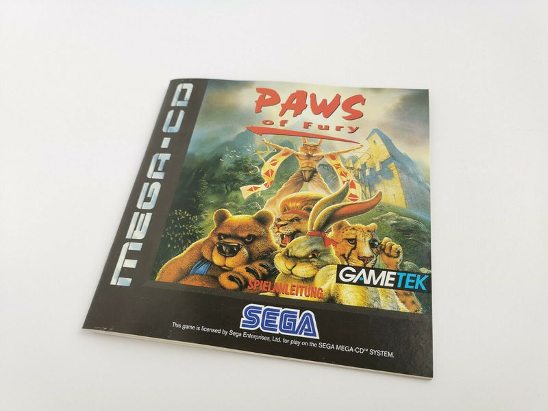 Sega Mega CD Spiel " Paws of Fury " Mega-CD | OVP | PAL