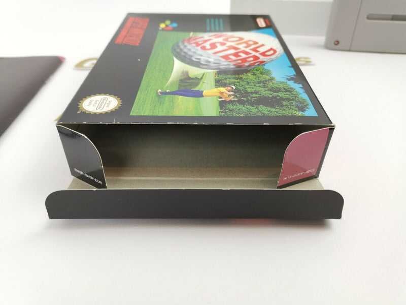 Super Nintendo Spiel " World Masters Golf " Snes | Ovp | Pal | CIB |
