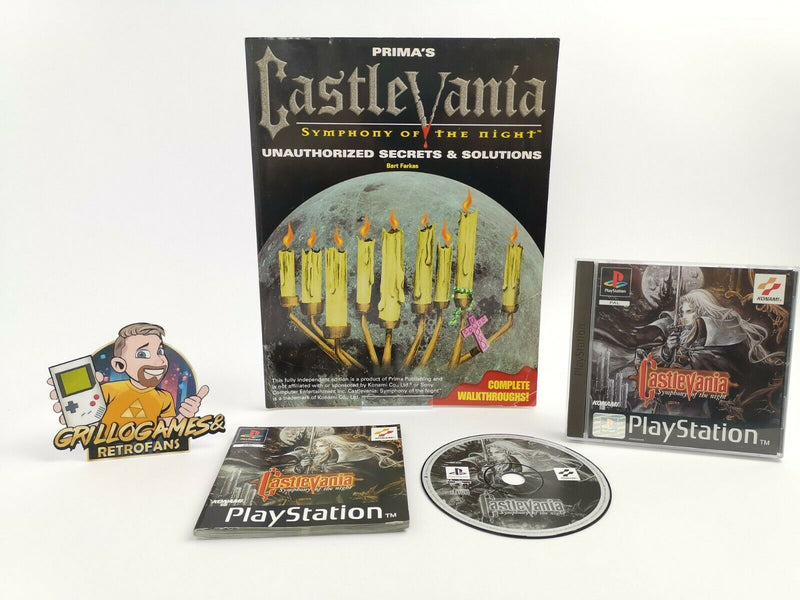 Sony Playstation 1 Castlevania Symphony of the Night & Unauthorized Secrets Ps1