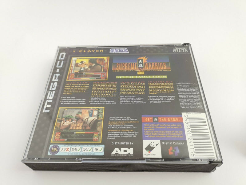 Sega Mega CD Spiel " Supreme Warrior "  MegaCD | MC | Ovp | Pal