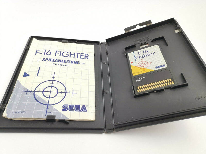 Sega Master System Spiel  " The Sega Card F-16 Fighter " MS | Ovp | Pal