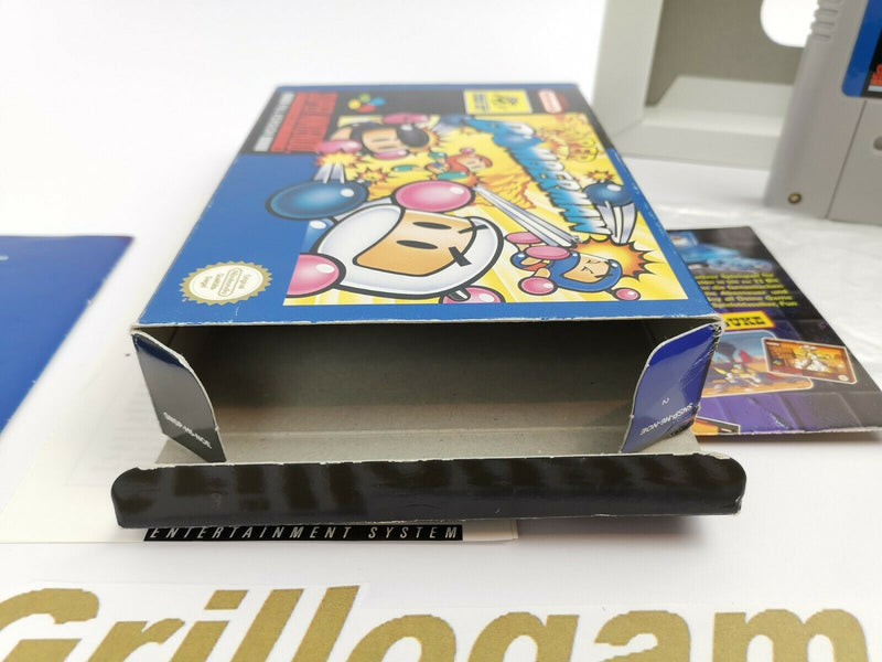 Super Nintendo Spiel " Super Bomberman " Snes | Ovp | Pal | CIB |