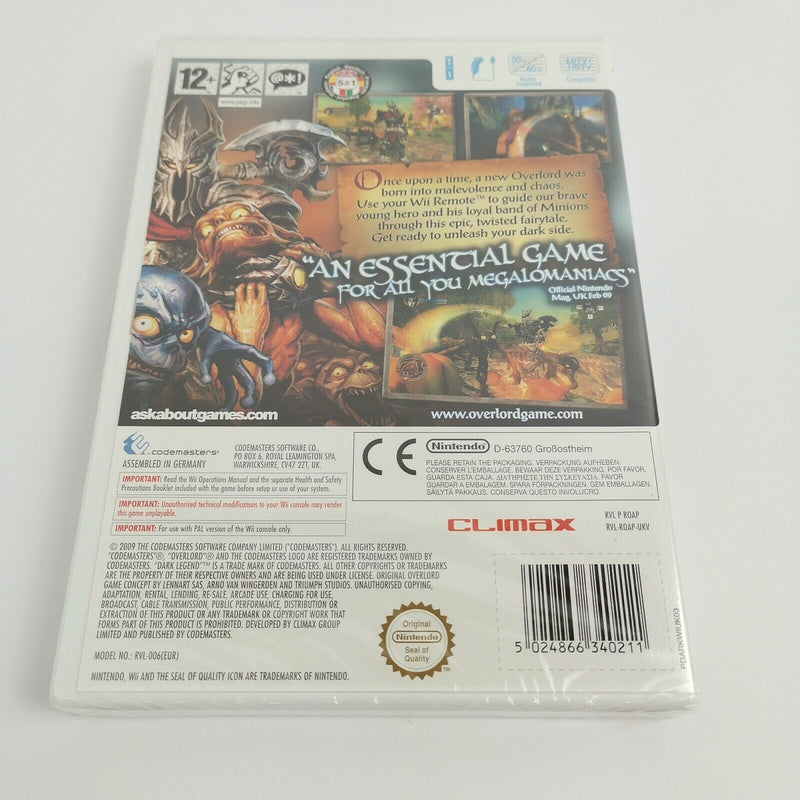 Nintendo Wii Spiel " Overlord Dark Legend " Wii U Kompatibel | Neu New Sealed