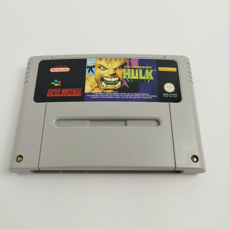 Super Nintendo Spiel " The Incredible Hulk " SNES | Modul | PAL UKV