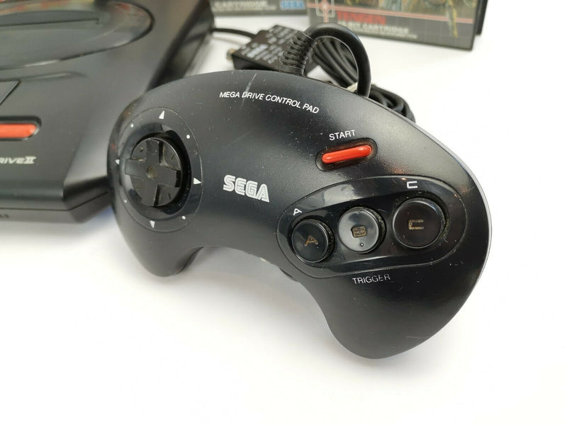 Sega Mega Drive II 2 Konsolen Bundle mit 2 Controllern, Kabeln und 6 Spielen |MD