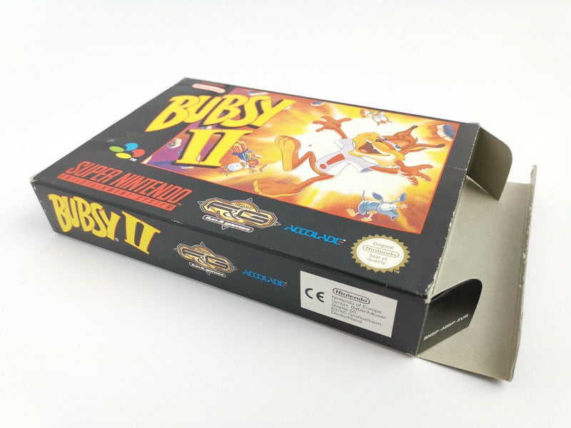 Super Nintendo Spiel " Bubsy II 2 " Snes | Ovp | Pal | CIB