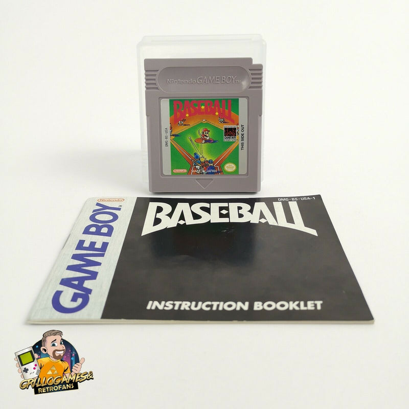 Nintendo Gameboy Classic Spiel " Baseball + Manual " Game Boy | Modul | NTSC USA