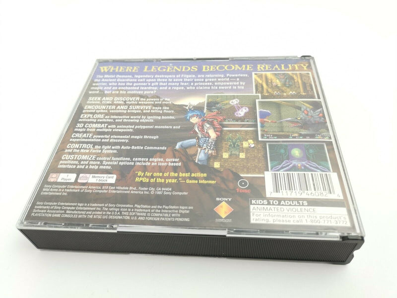 Sony Playstation 1 Spiel  Wild Arms  Ps1 Ovp NTSC
