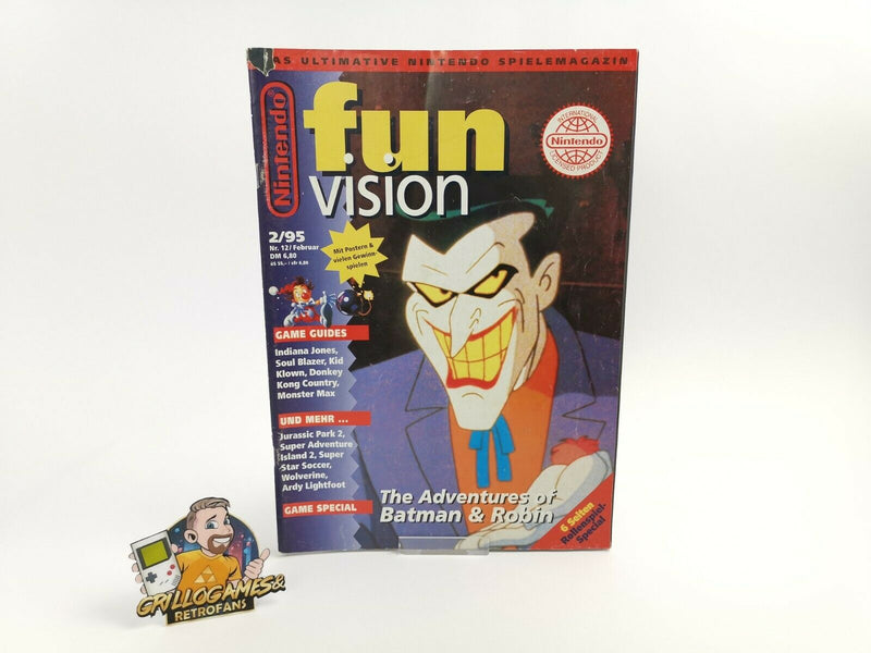 Nintendo Fun Vision Zeitschrift Februar 1995 Ausgabe Nr. 12 | 2/95 | Magazin