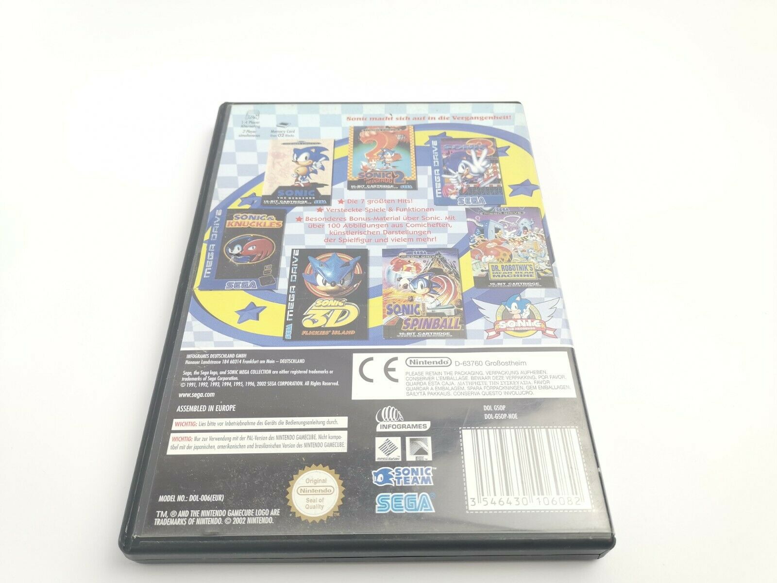 Nintendo Gamecube Spiel " Sonic Mega Collection " Pal | Ovp | Game Cube
