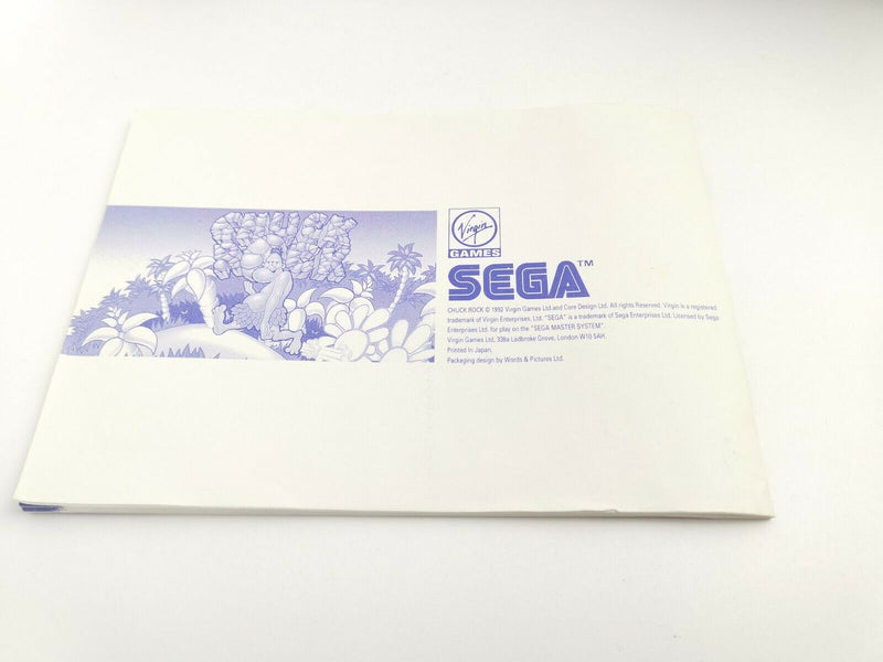 Sega Master System Spiel " Chuck Rock " Ovp | Pal | MS